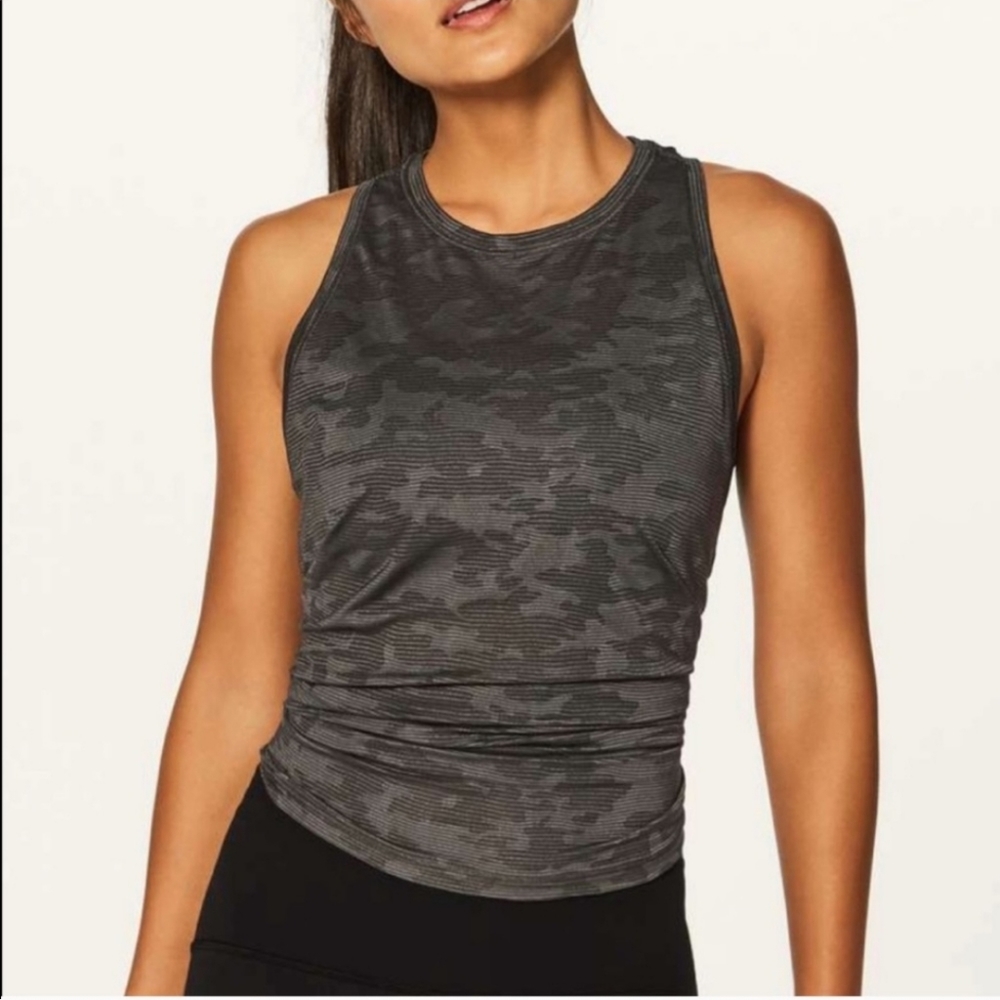 Lululemon Miles Ahead Camo Tank Top